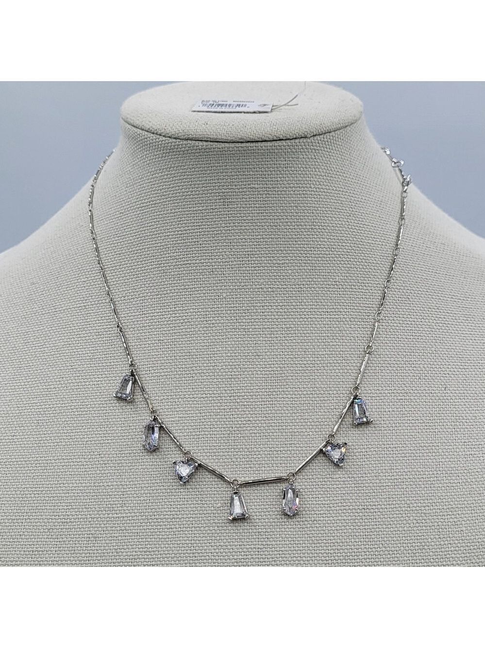 Kendra Scott Rhodium Silver Blair Necklace NEW #2895
